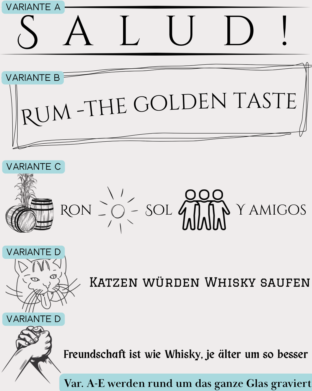 Whisky/Rum Glas