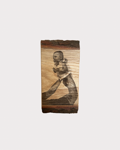 Holzfoto klein, Eiche massiv